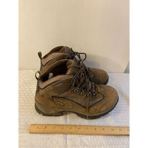 Hi tech Mens 8.5steel toed waterproof brown